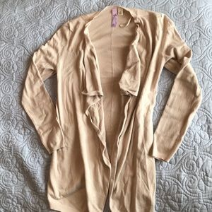 Tan cardigan